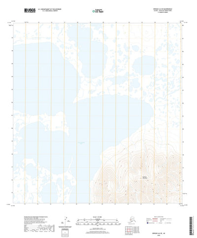 United States Geological Survey Kwiguk A-6 SE, AK (2020, 25000-Scale) digital map