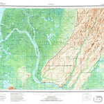 United States Geological Survey Kwiguk, AK (1952, 250000-Scale) digital map