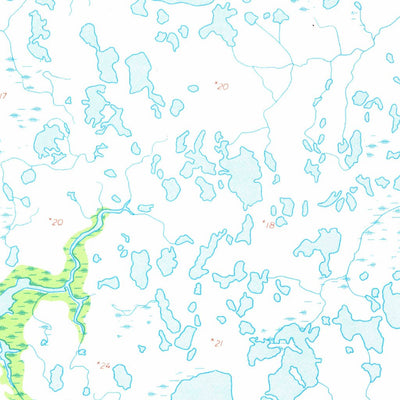 United States Geological Survey Kwiguk B-4, AK (1952, 63360-Scale) digital map