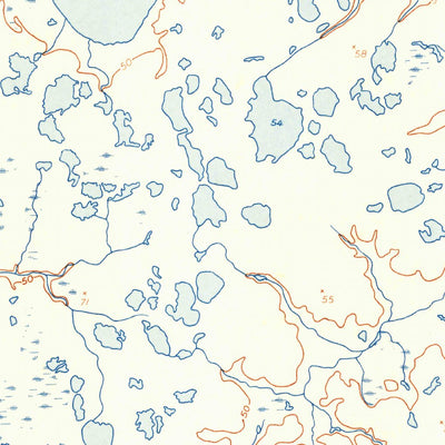United States Geological Survey Kwiguk B-5, AK (1952, 63360-Scale) digital map