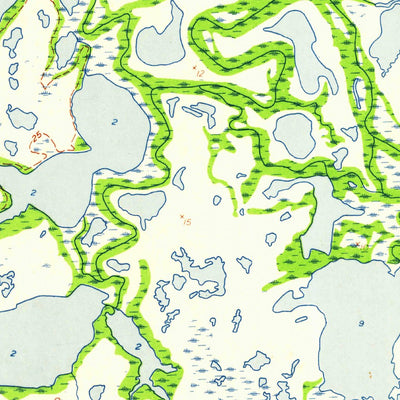 United States Geological Survey Kwiguk B-5, AK (1952, 63360-Scale) digital map