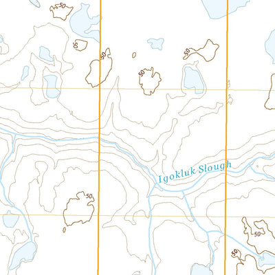 United States Geological Survey Kwiguk B-5 NW, AK (2020, 25000-Scale) digital map