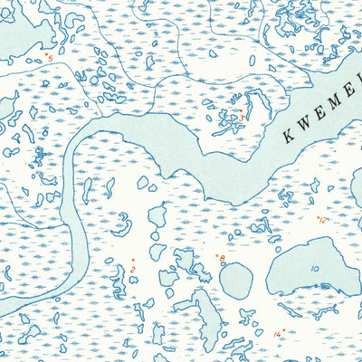 United States Geological Survey Kwiguk B-6, AK (1952, 63360-Scale) digital map