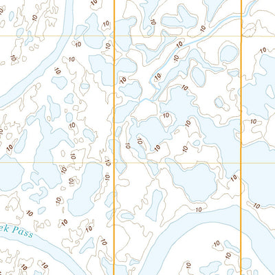 United States Geological Survey Kwiguk B-6 SW, AK (2020, 25000-Scale) digital map