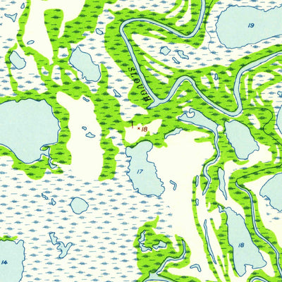 United States Geological Survey Kwiguk C-5, AK (1952, 63360-Scale) digital map