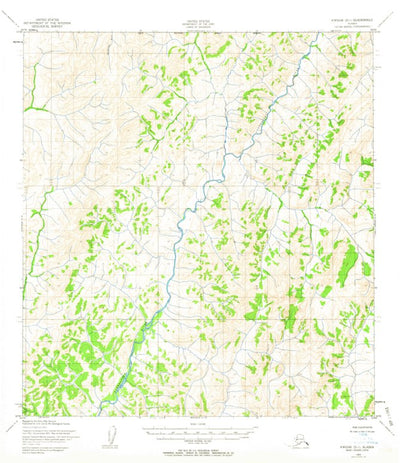 United States Geological Survey Kwiguk D-1, AK (1952, 63360-Scale) digital map