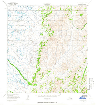 United States Geological Survey Kwiguk D-2, AK (1952, 63360-Scale) digital map