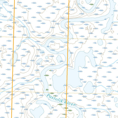 United States Geological Survey Kwiguk D-3 SW, AK (2020, 25000-Scale) digital map