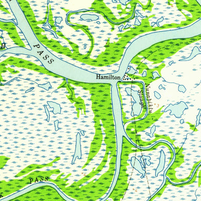 United States Geological Survey Kwiguk D-4, AK (1952, 63360-Scale) digital map