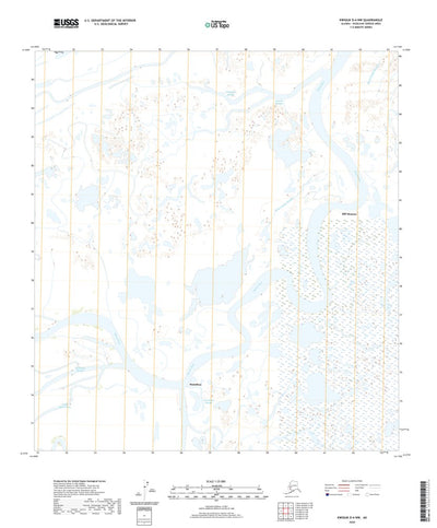 United States Geological Survey Kwiguk D-4 NW, AK (2020, 25000-Scale) digital map