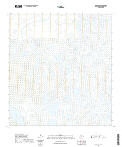 United States Geological Survey Kwiguk D-4 SW, AK (2020, 25000-Scale) digital map