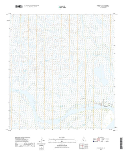 United States Geological Survey Kwiguk D-6 SE, AK (2020, 25000-Scale) digital map