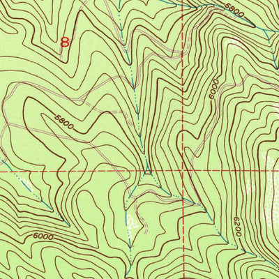 United States Geological Survey Kyburz, CA (1952, 24000-Scale) digital map