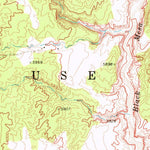 United States Geological Survey Kydestea Spring, AZ (1970, 24000-Scale) digital map
