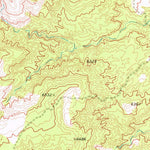 United States Geological Survey Kydestea Spring, AZ (1970, 24000-Scale) digital map