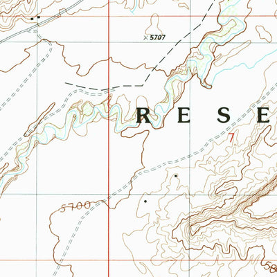United States Geological Survey Kykotsmovi, AZ (1991, 24000-Scale) digital map