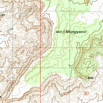 United States Geological Survey Kykotsmovi, AZ (1991, 24000-Scale) digital map