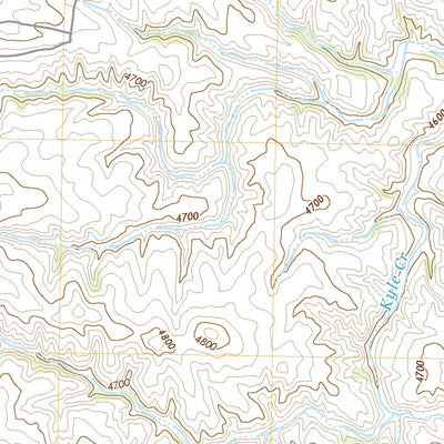 United States Geological Survey Kyle Creek, NE (2021, 24000-Scale) digital map