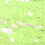 United States Geological Survey Kyle Harrison Canyon, NM (1981, 24000-Scale) digital map