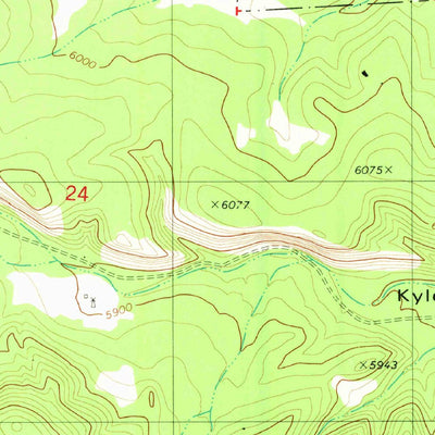 United States Geological Survey Kyle Harrison Canyon, NM (1981, 24000-Scale) digital map