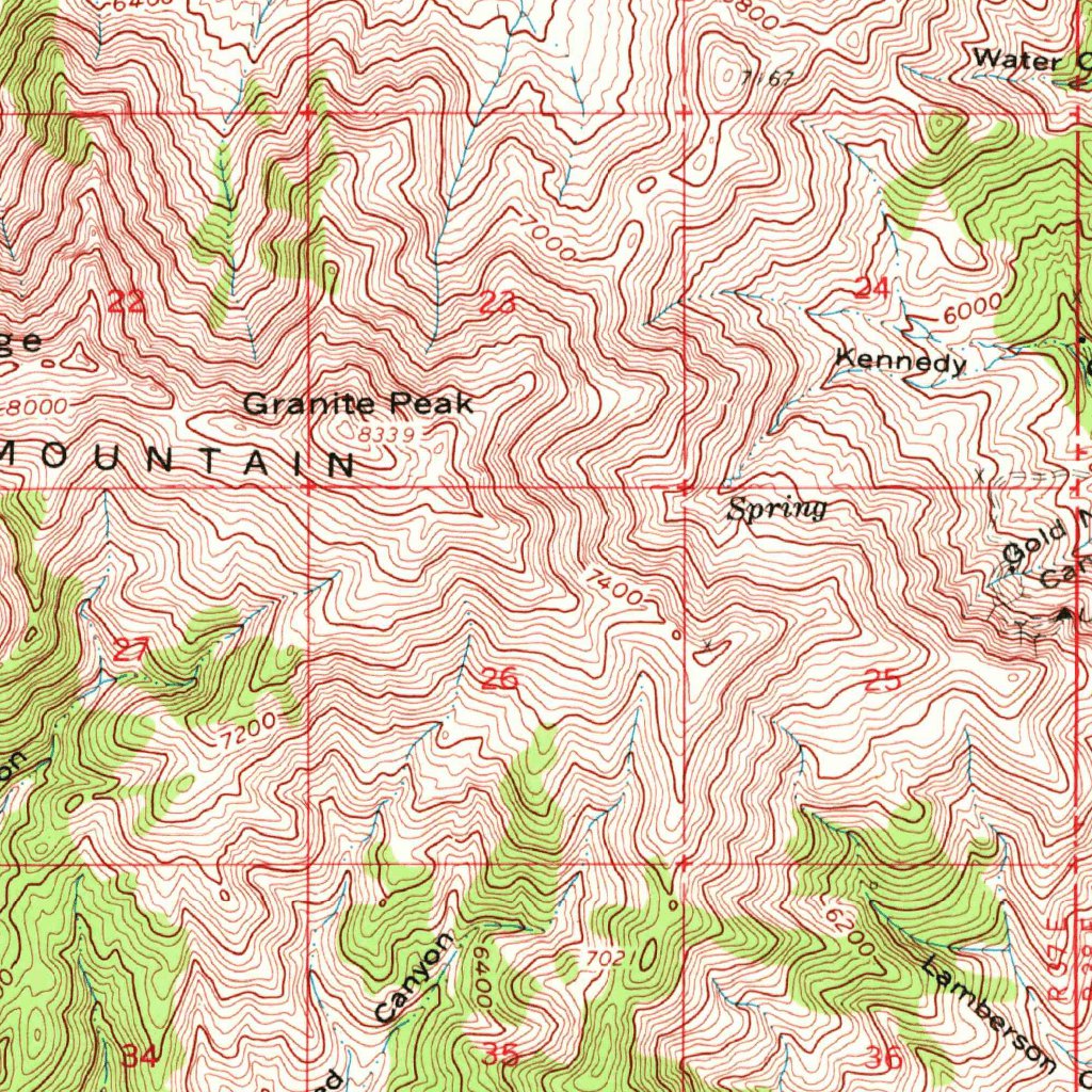 Kyle Hot Springs, NV (1961, 62500-Scale) Map by United States ...