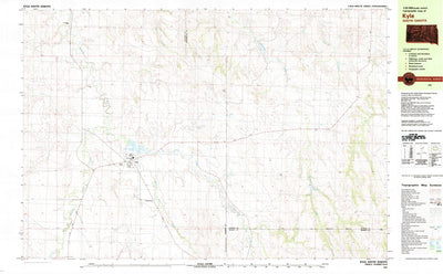 United States Geological Survey Kyle, SD (1981, 25000-Scale) digital map