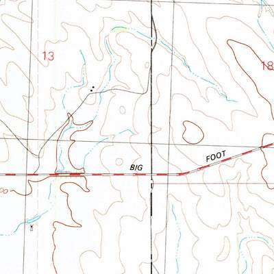 United States Geological Survey Kyle, SD (1981, 25000-Scale) digital map