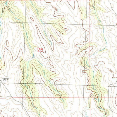 United States Geological Survey Kyle, SD (1981, 25000-Scale) digital map