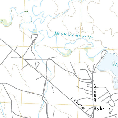 United States Geological Survey Kyle, SD (2021, 24000-Scale) digital map