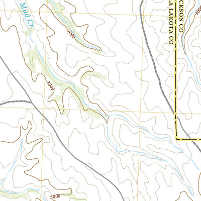 United States Geological Survey Kyle, SD (2021, 24000-Scale) digital map