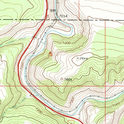 United States Geological Survey Kyune, UT (1969, 24000-Scale) digital map
