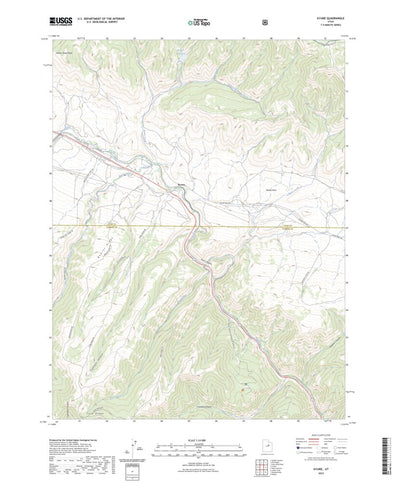 United States Geological Survey Kyune, UT (2023, 24000-Scale) digital map