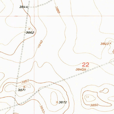 United States Geological Survey L E Ranch, NM (1949, 24000-Scale) digital map
