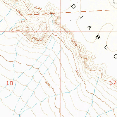United States Geological Survey L E Ranch, NM (1949, 24000-Scale) digital map