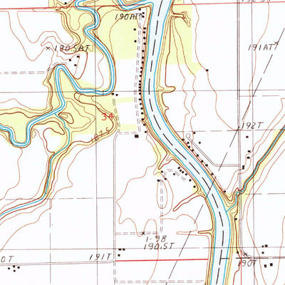 United States Geological Survey L'Erable, IL (1986, 24000-Scale) digital map
