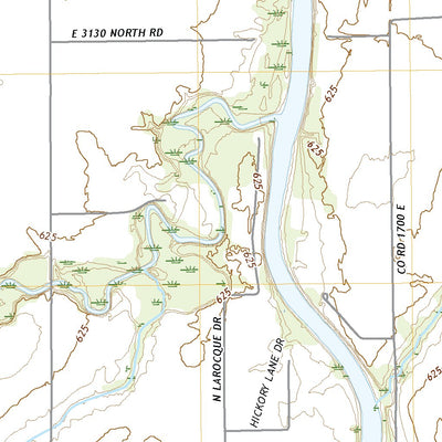 United States Geological Survey L'Erable, IL (2021, 24000-Scale) digital map