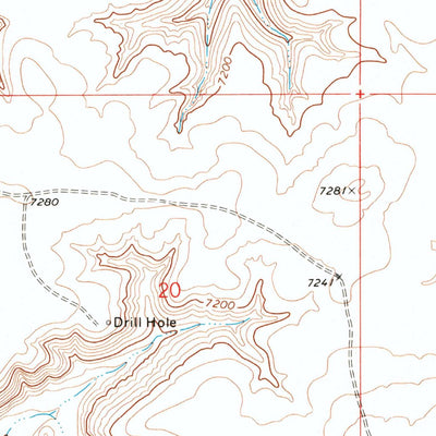 United States Geological Survey La Barge SE, WY (1969, 24000-Scale) digital map