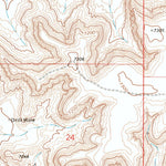 United States Geological Survey La Barge SE, WY (1969, 24000-Scale) digital map