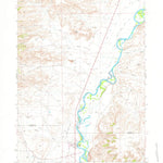 United States Geological Survey La Barge, WY (1969, 24000-Scale) digital map