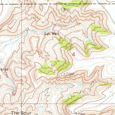 La Barge, WY (1969, 24000-Scale) Map by United States Geological Survey ...