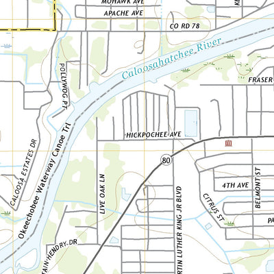 United States Geological Survey La Belle, FL (2021, 24000-Scale) digital map