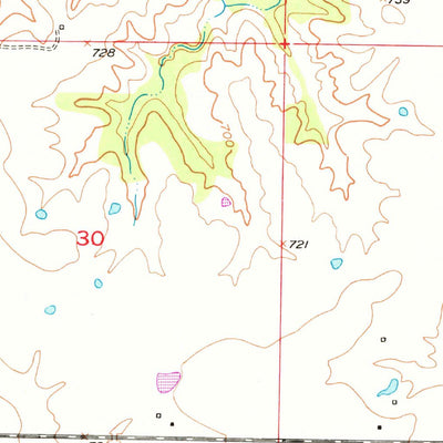 United States Geological Survey La Belle, MO (1950, 24000-Scale) digital map