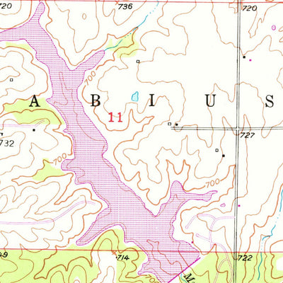 United States Geological Survey La Belle, MO (1950, 24000-Scale) digital map