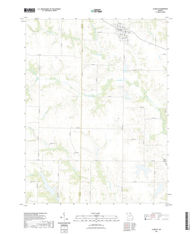 United States Geological Survey La Belle, MO (2021, 24000-Scale) digital map