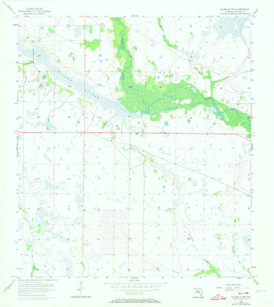 United States Geological Survey La Belle NW, FL (1958, 24000-Scale) digital map