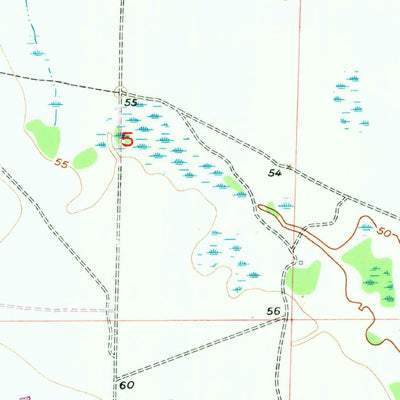 United States Geological Survey La Belle NW, FL (1958, 24000-Scale) digital map