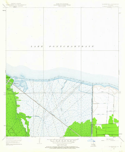 United States Geological Survey La Branche, LA (1952, 24000-Scale) digital map