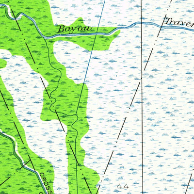United States Geological Survey La Branche, LA (1952, 24000-Scale) digital map