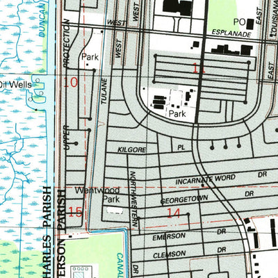United States Geological Survey La Branche, LA (1992, 24000-Scale) digital map