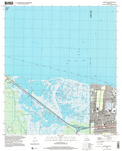 United States Geological Survey La Branche, LA (1999, 24000-Scale) digital map